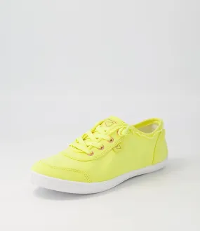 I LOVE BILLY Mynka Lemon Canvas Sneakers