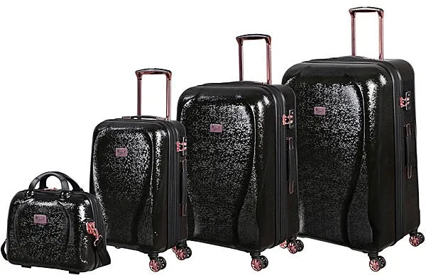 it Girl Sparkle Hardside 4-Piece Luggage Set 