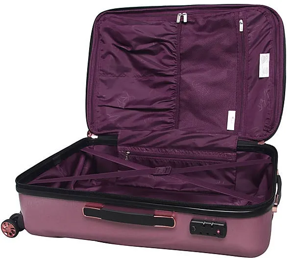 it Girl Sparkle Hardside 4-Piece Luggage Set 