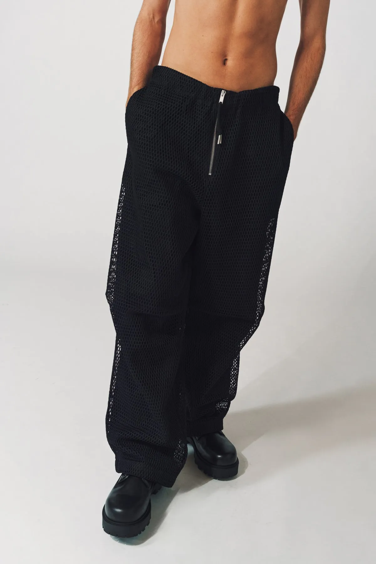 JIL SANDER | NET TROUSERS