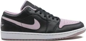 Jordan 1 Low SE Black Iced Lilac sneakers