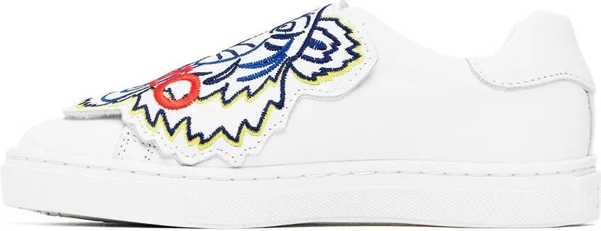 Kenzo Kids White Tiger Sneakers