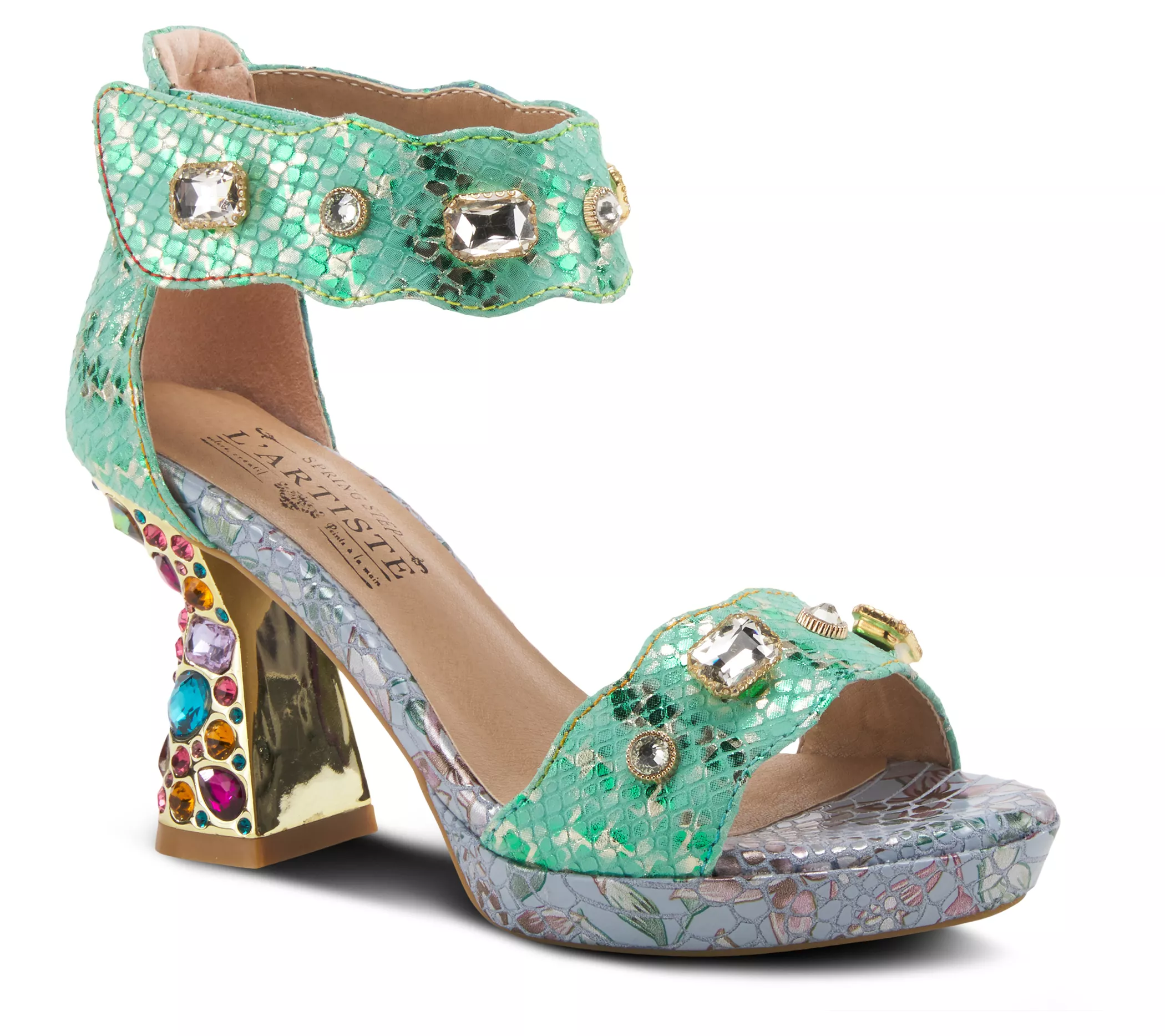 L`Artiste by Spring Step Dazzling Sandals - Jewell