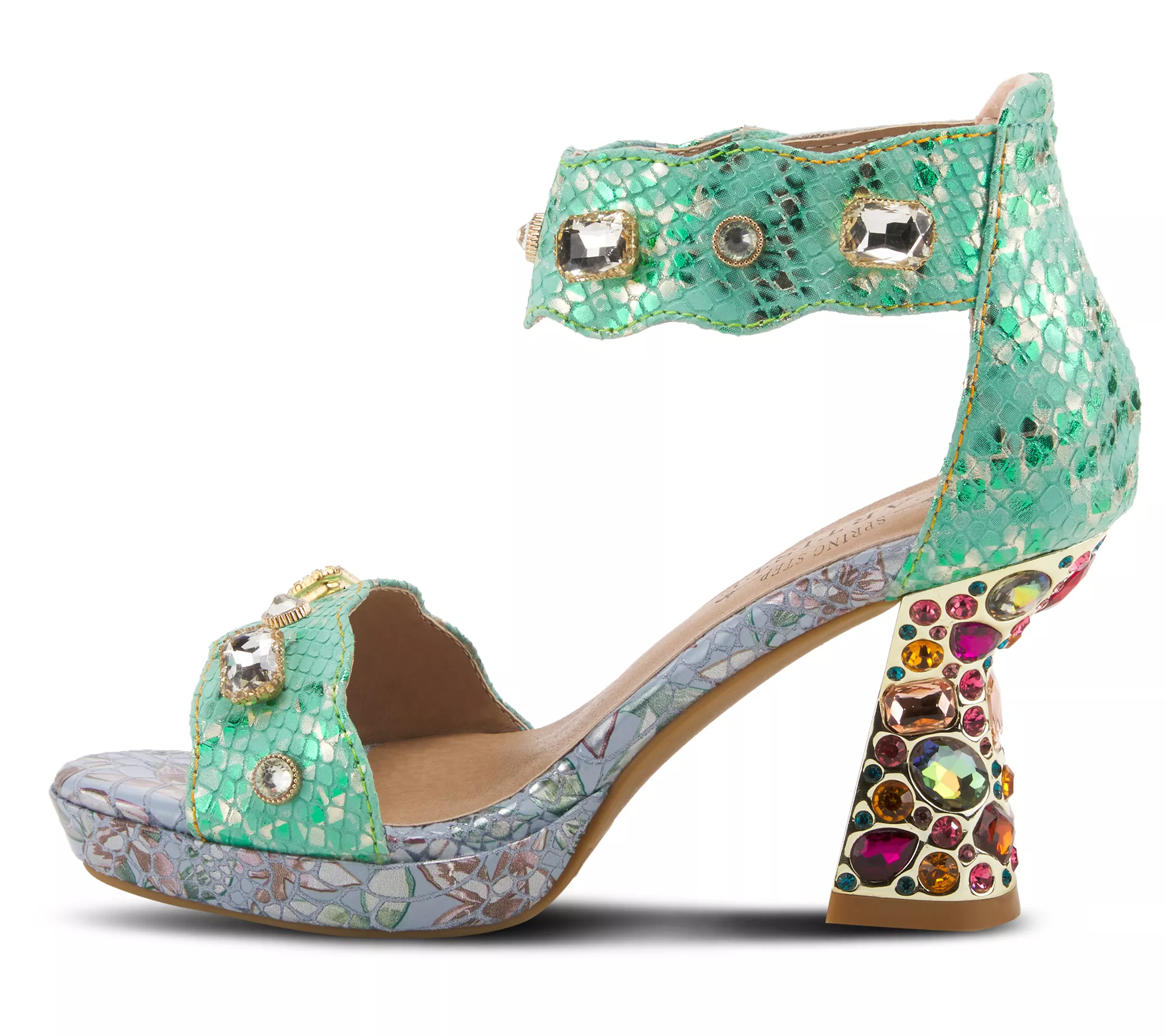 L`Artiste by Spring Step Dazzling Sandals - Jewell