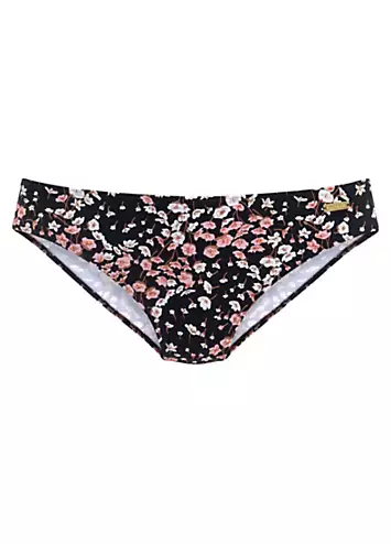 LASCANA Classic Floral Bikini Bottoms | Grattan