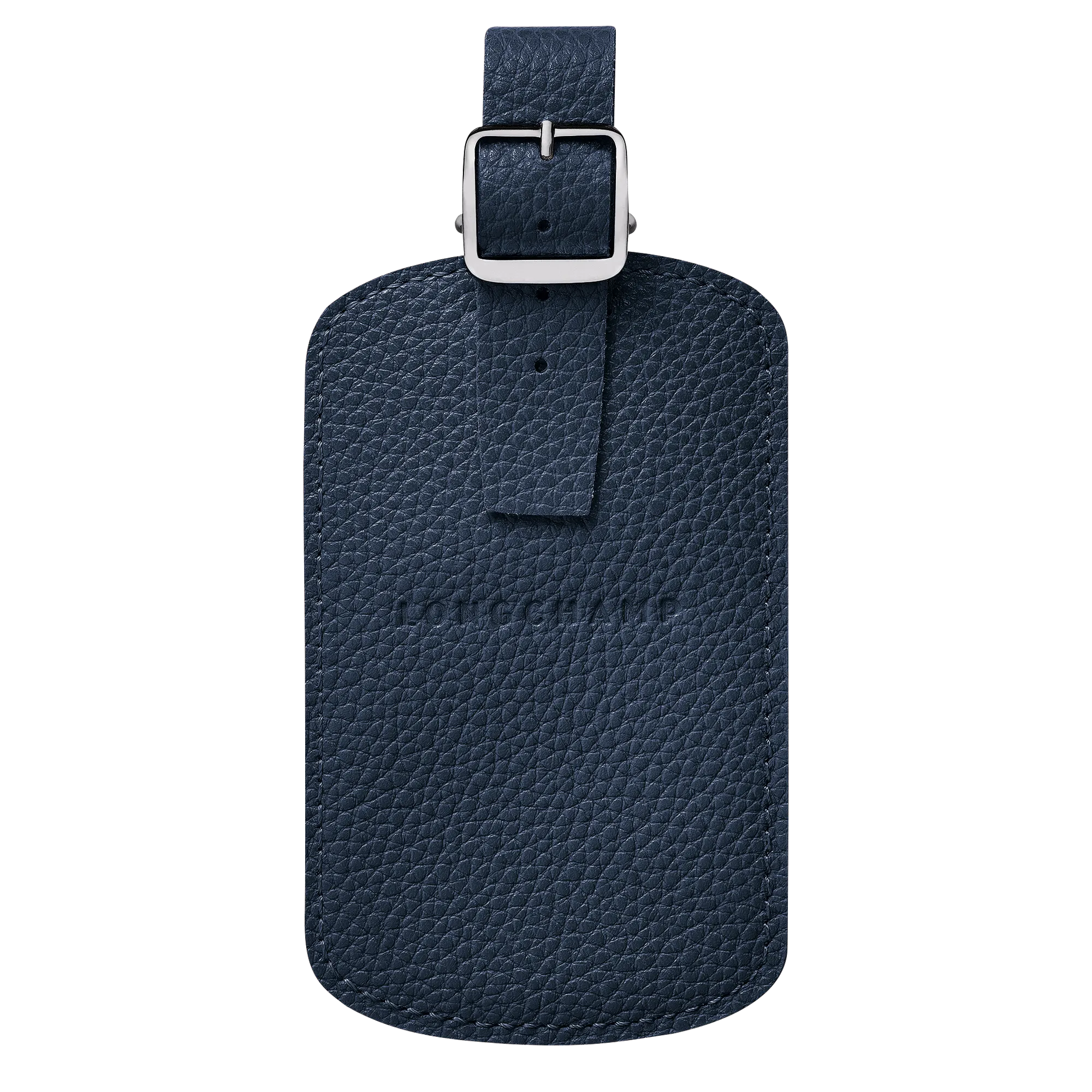 Le Foulonné Luggage tag Navy - Leather