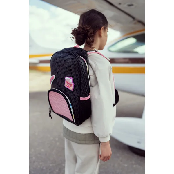 Light + Nine Starter Backpack, Rainbow Pink