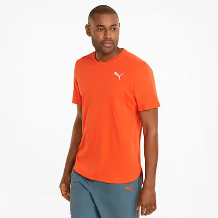 Logo Short Sleeve Men's Training Tee | Cherry Tomato | PUMA Shop All Puma | PUMA 