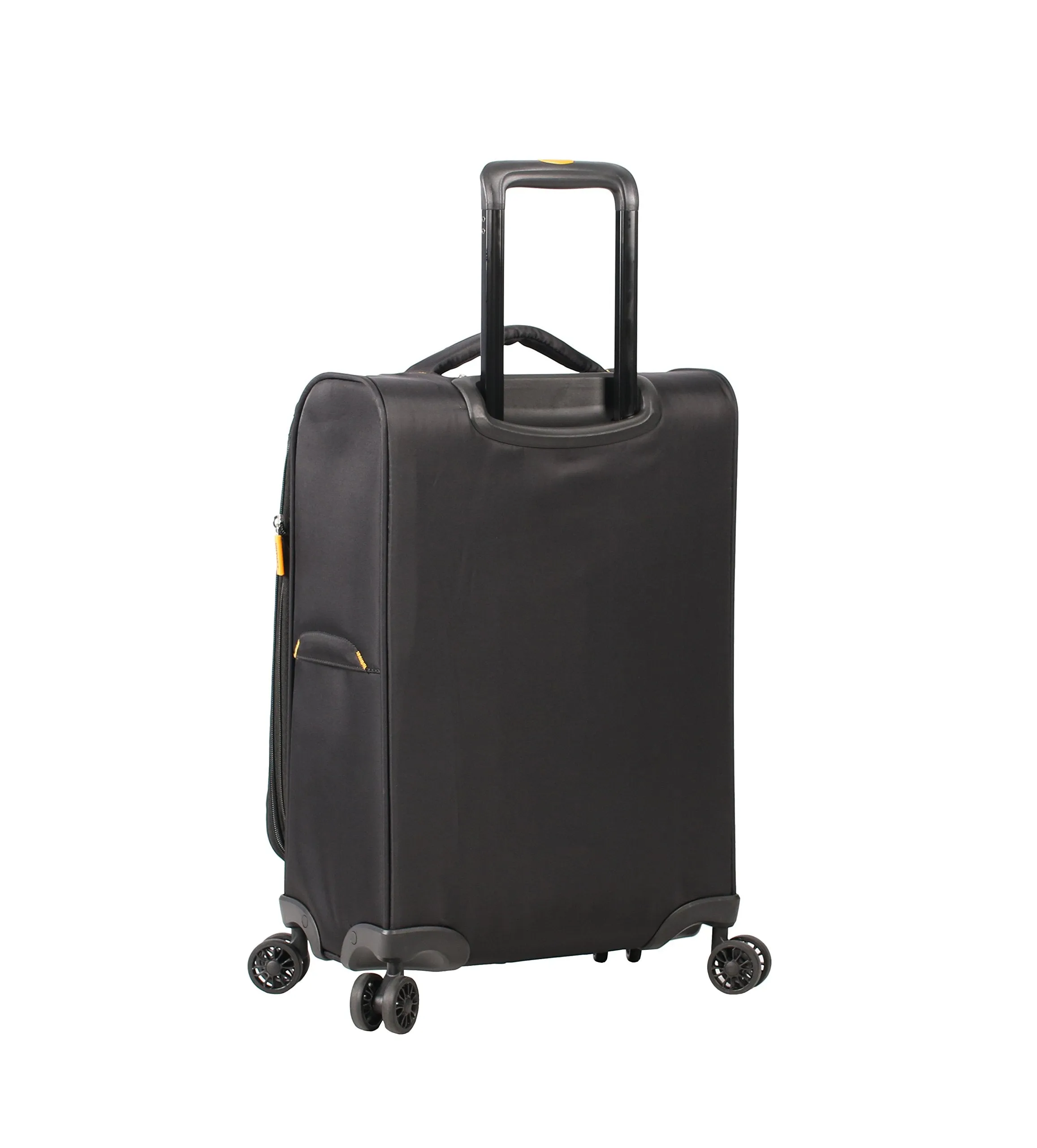 Lucas Ultra Lightweight Carry On Softside 20 inch Expandable Luggage With Spinner Wheels (20in, Black)