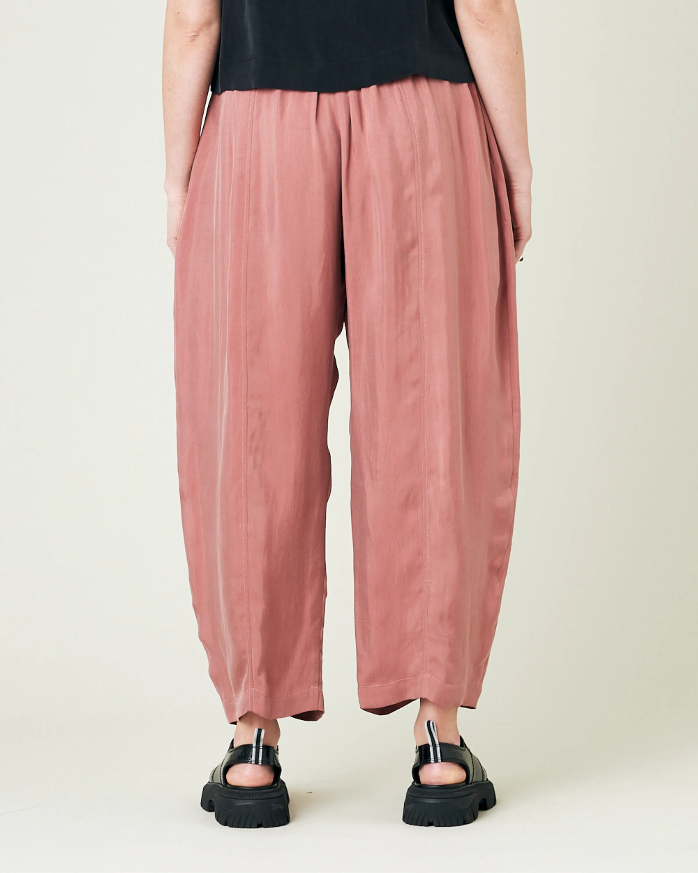 Mabel Dusty Pink Cupro Trousers