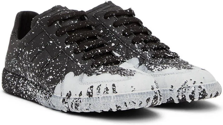 Maison Margiela Black Replica Sneakers