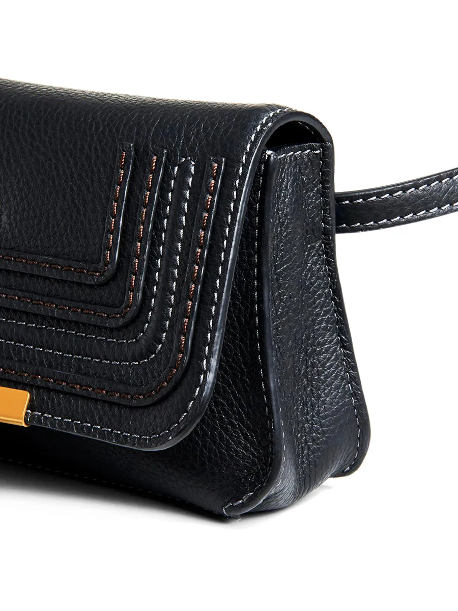 Marcie Belt Bag in Black