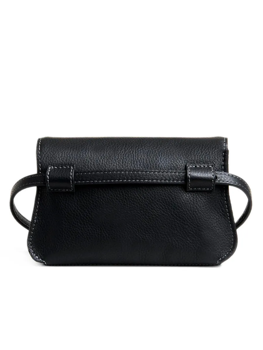 Marcie Belt Bag in Black