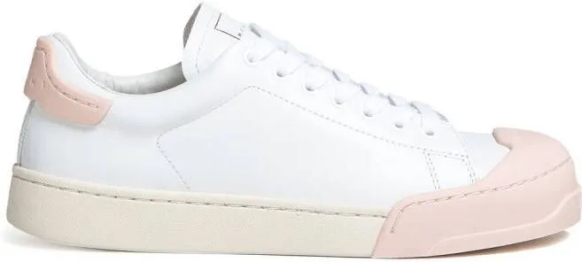 Marni lace-up panelled sneakers White