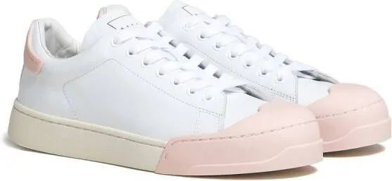 Marni lace-up panelled sneakers White