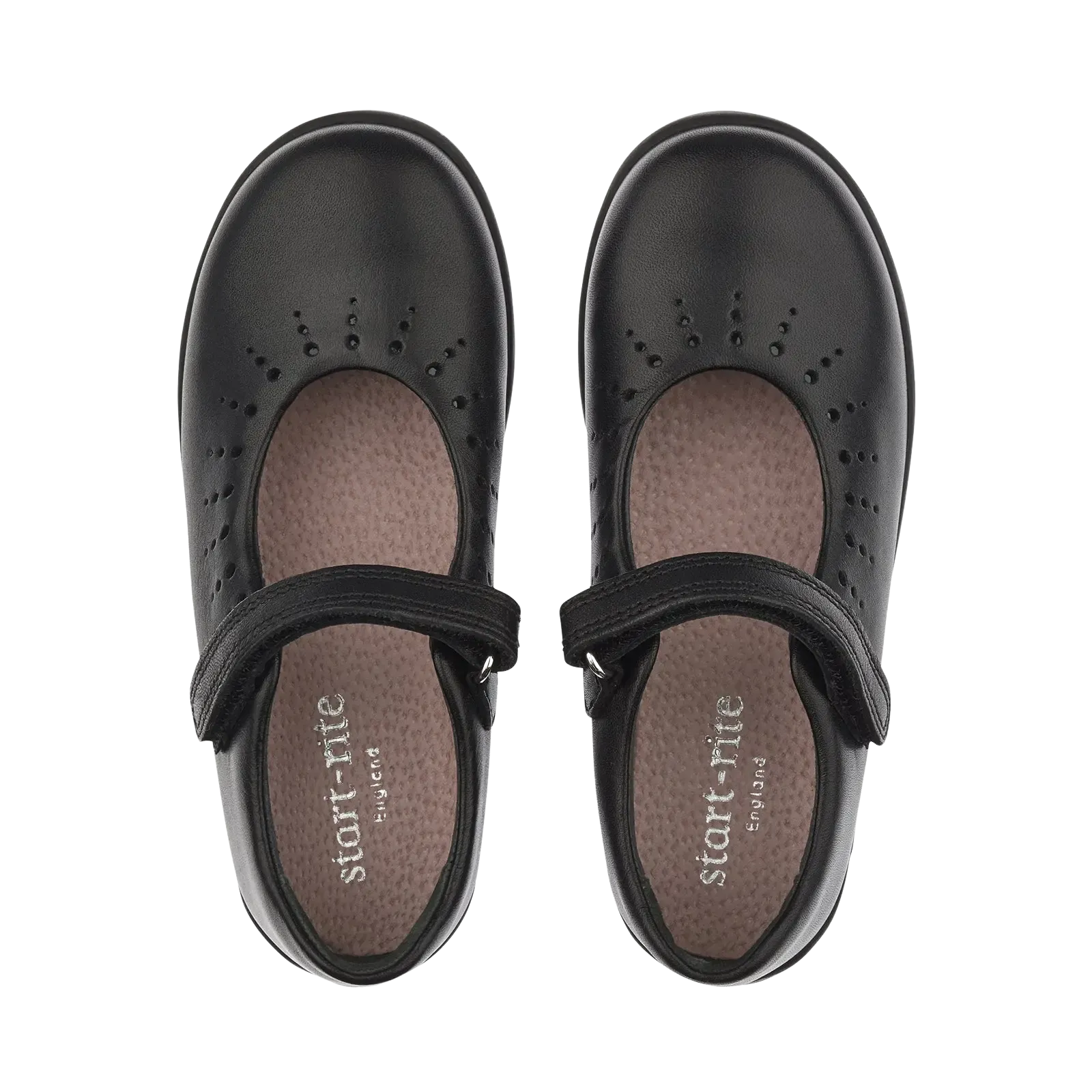 Mary Jane School Shoes for Girls in Black