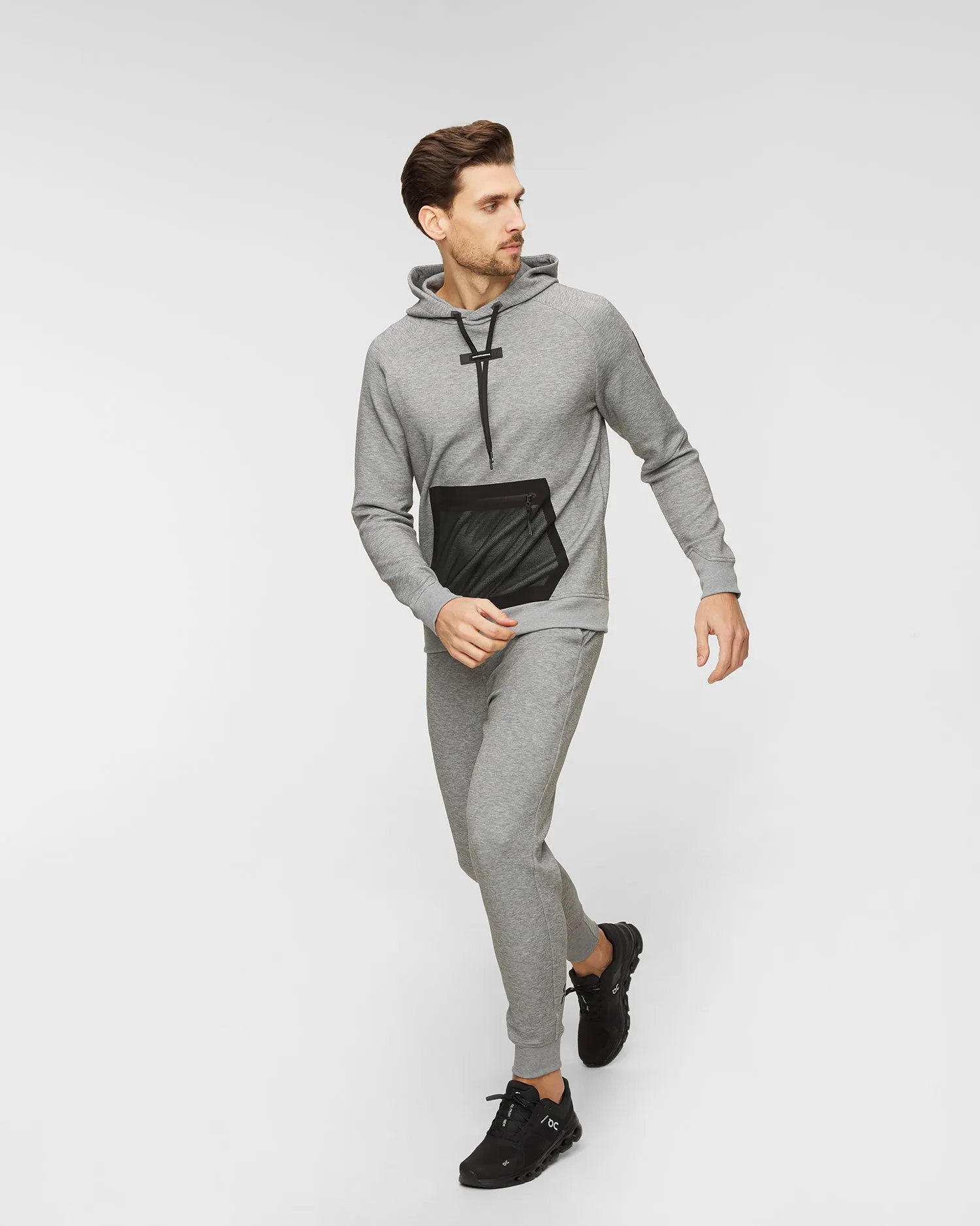 Men's sweatshirt On Running Hoodie 11901076-grey