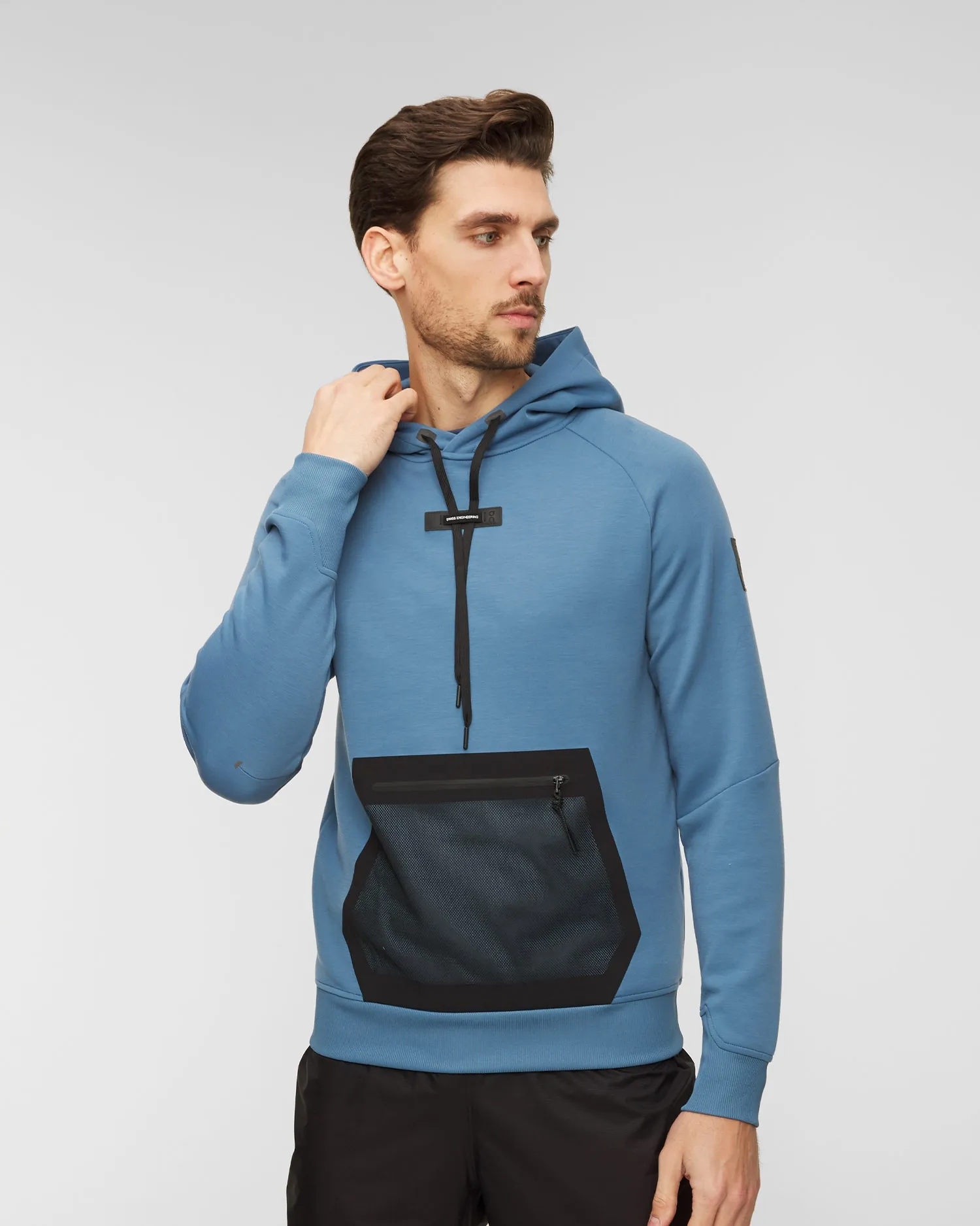 Men's sweatshirt On Running Hoodie 11901077-stellar