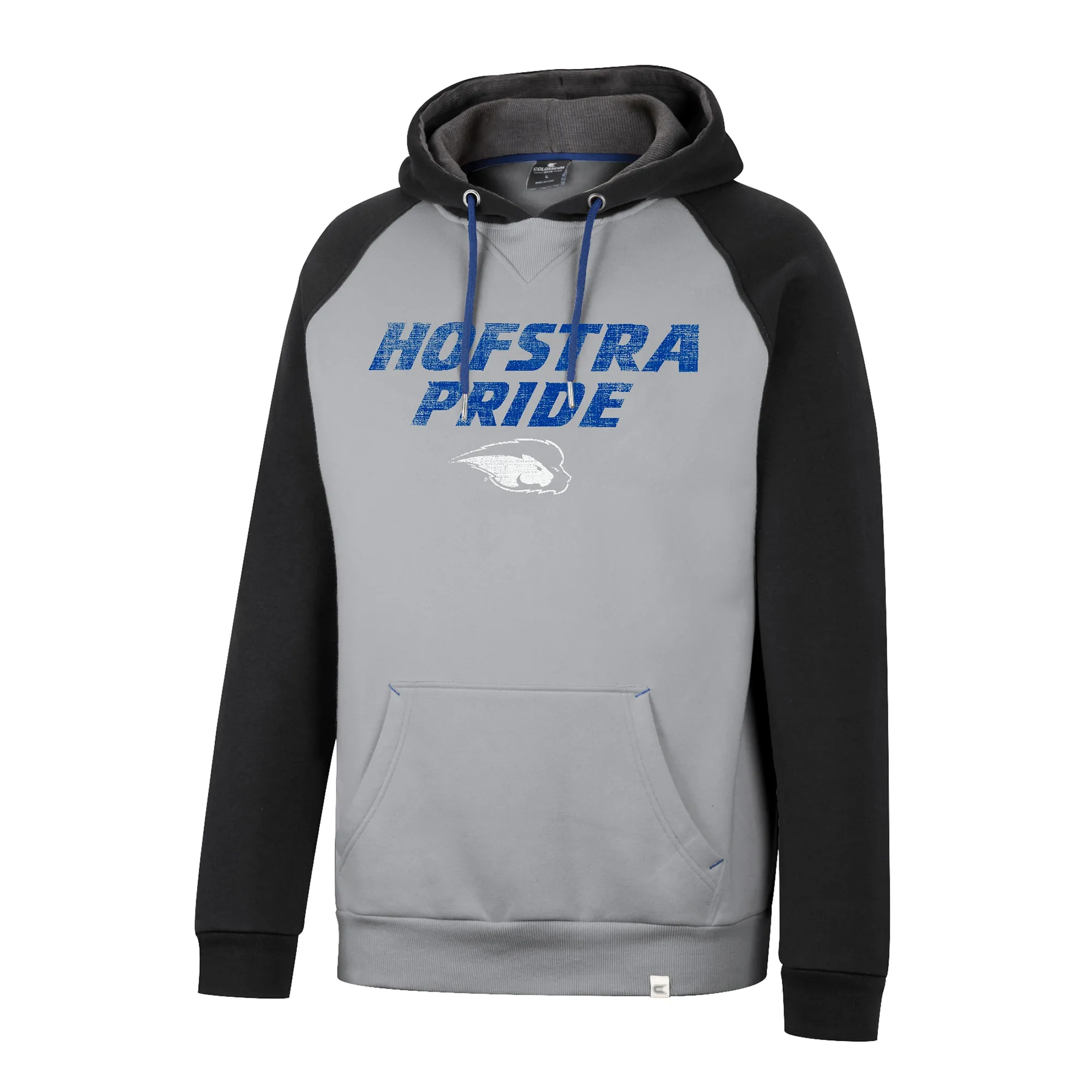 Mens Colosseum wht Hofstra University Powell Pullover Hoodie