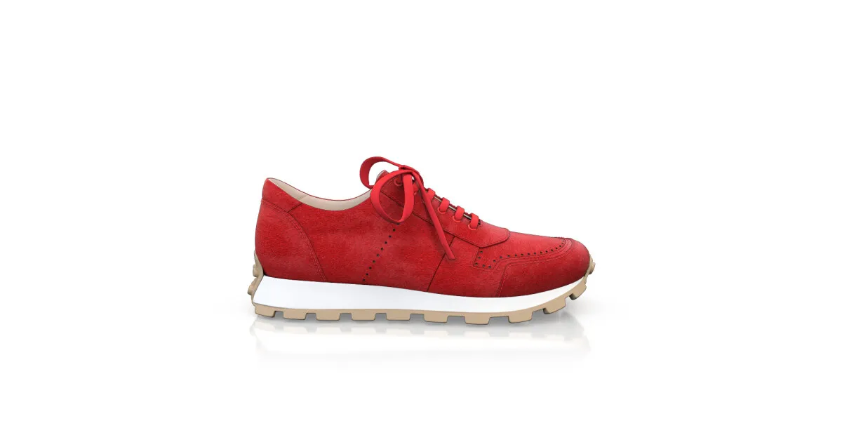 Men's Leather Running Sneakers 57184