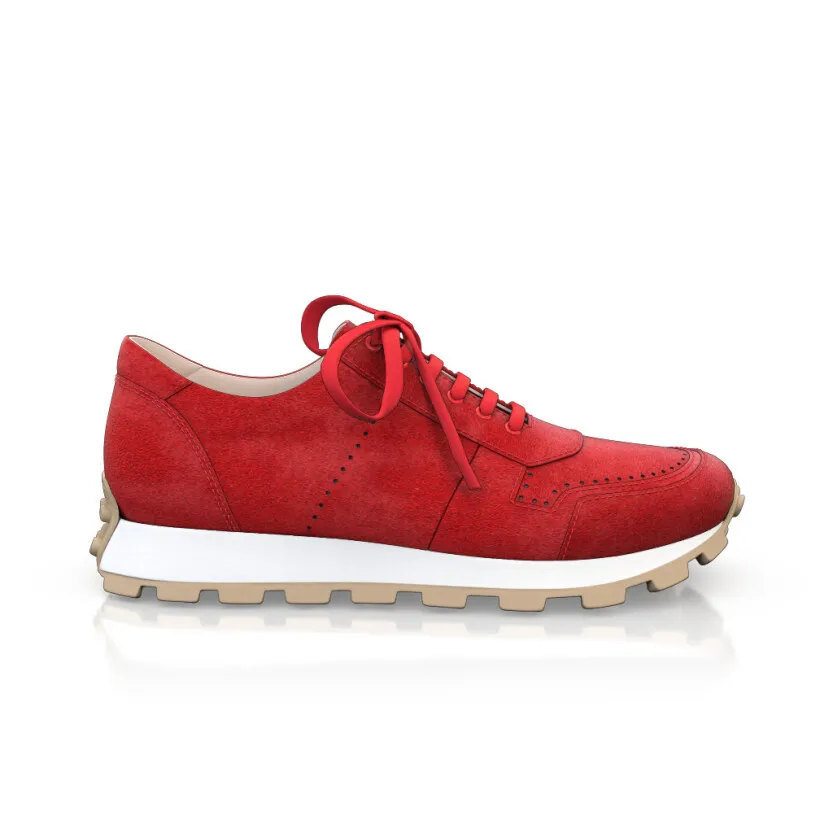 Men's Leather Running Sneakers 57184