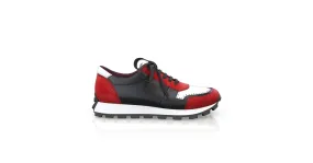 Men's Leather Running Sneakers 57916