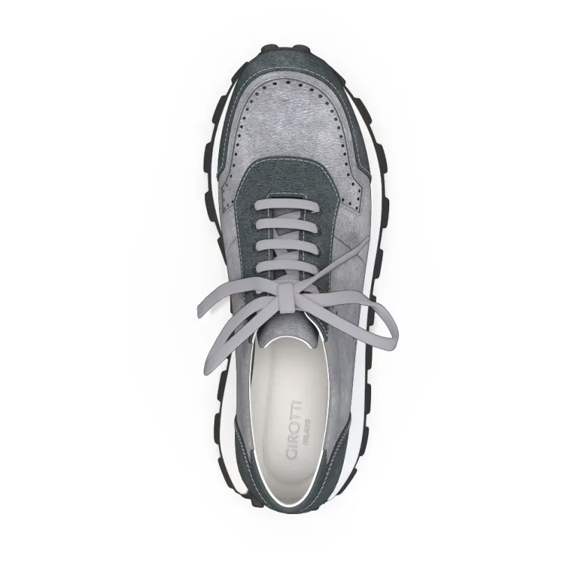 Men's Leather Running Sneakers 58039