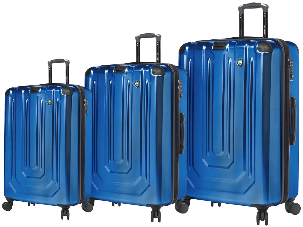 Mia Toro Alluminio 3-Piece Luggage Set 