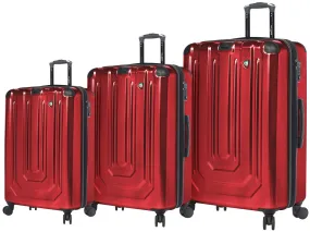 Mia Toro Alluminio 3-Piece Luggage Set 