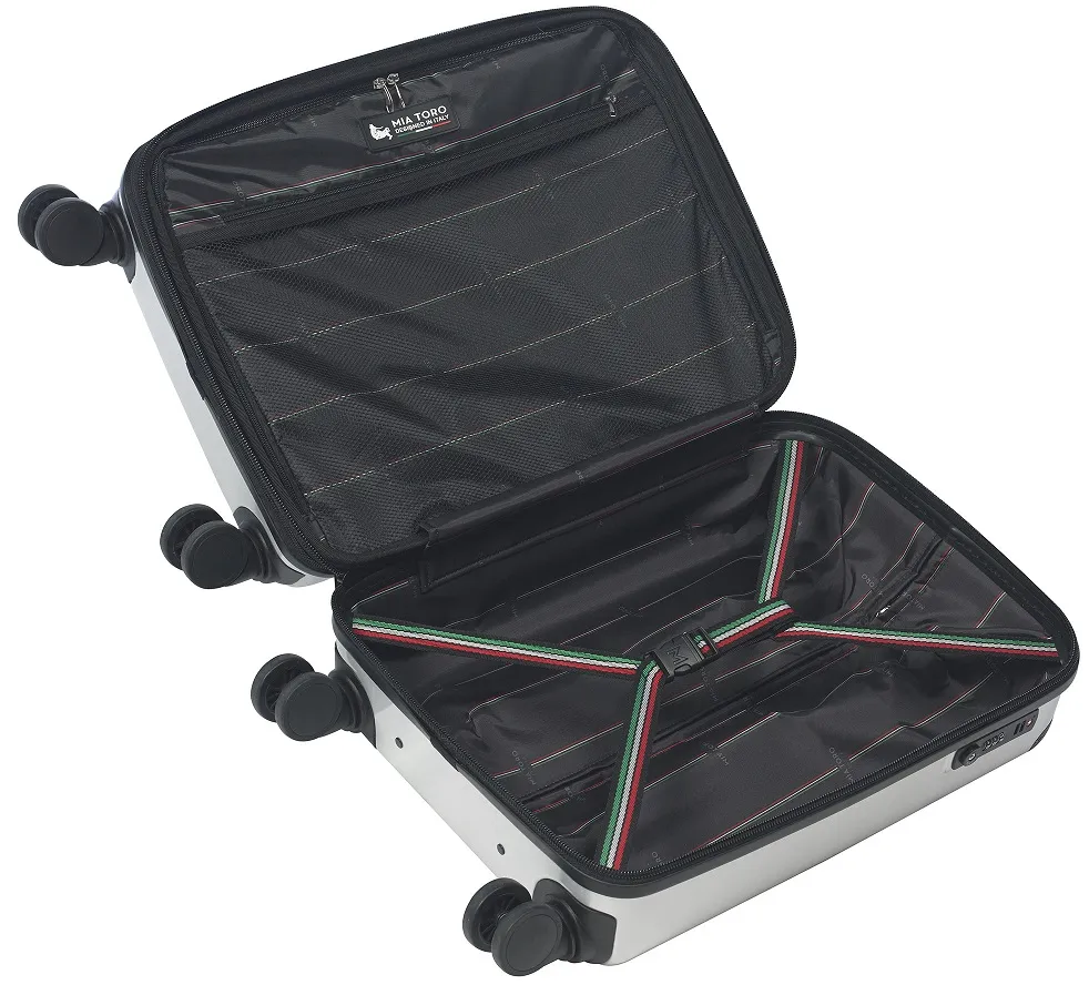 Mia Toro Alluminio 3-Piece Luggage Set 