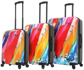 Mia Toro Duaiv Sails 3-Piece Luggage Set 