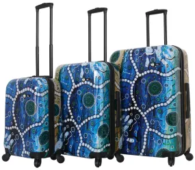 Mia Toro Dushong Jenalup 3-Piece Luggage Set 