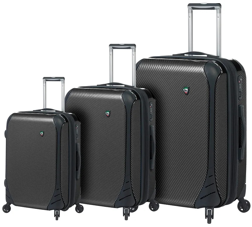 Mia Toro Fibre di Carbonio Largo 3-Piece Luggage Set 