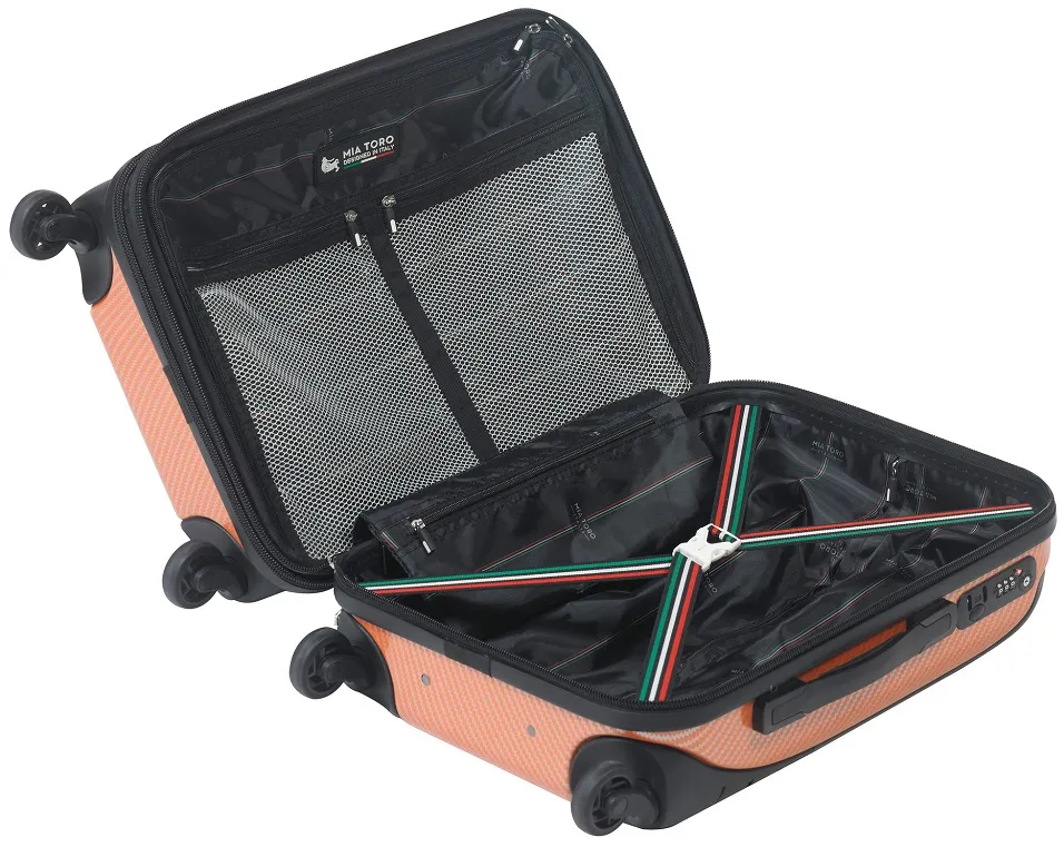 Mia Toro Fibre di Carbonio Largo 3-Piece Luggage Set 