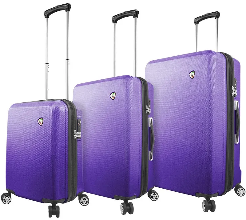 Mia Toro Fibre di Carbonio Scatola 3-Piece Luggage Set 