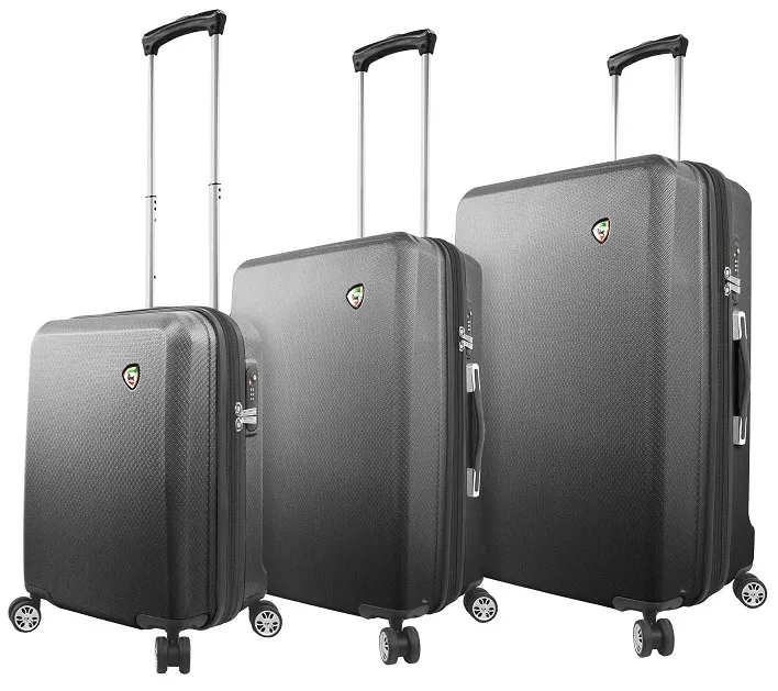 Mia Toro Fibre di Carbonio Scatola 3-Piece Luggage Set 