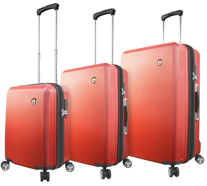 Mia Toro Fibre di Carbonio Scatola 3-Piece Luggage Set 