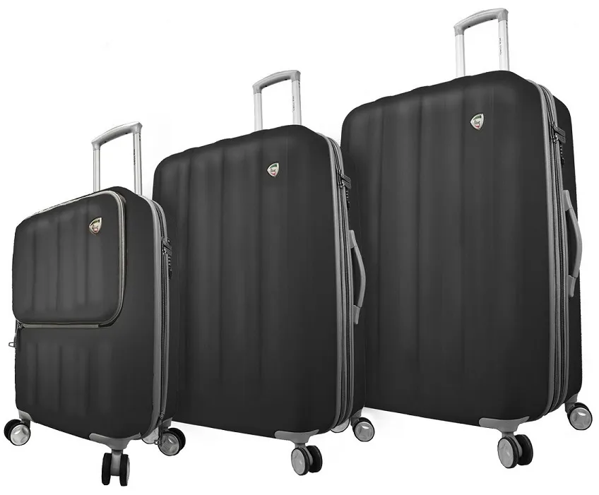 Mia Toro Mezza Tasca 3-Piece Luggage Set 