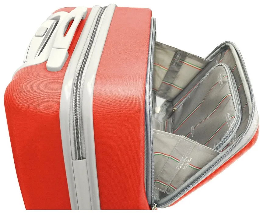 Mia Toro Mezza Tasca 3-Piece Luggage Set 