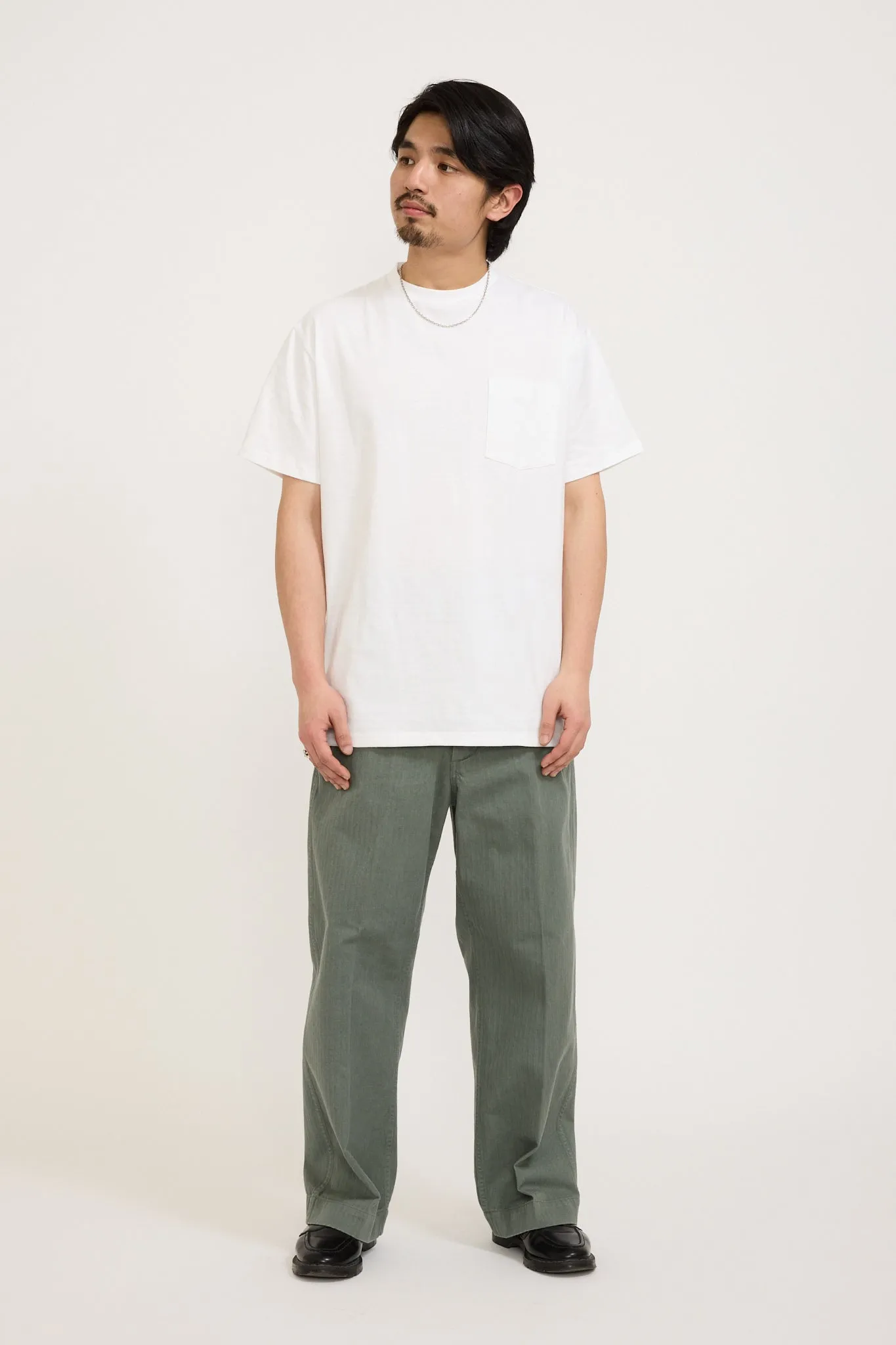 MIL Trousers Herringbone Sage