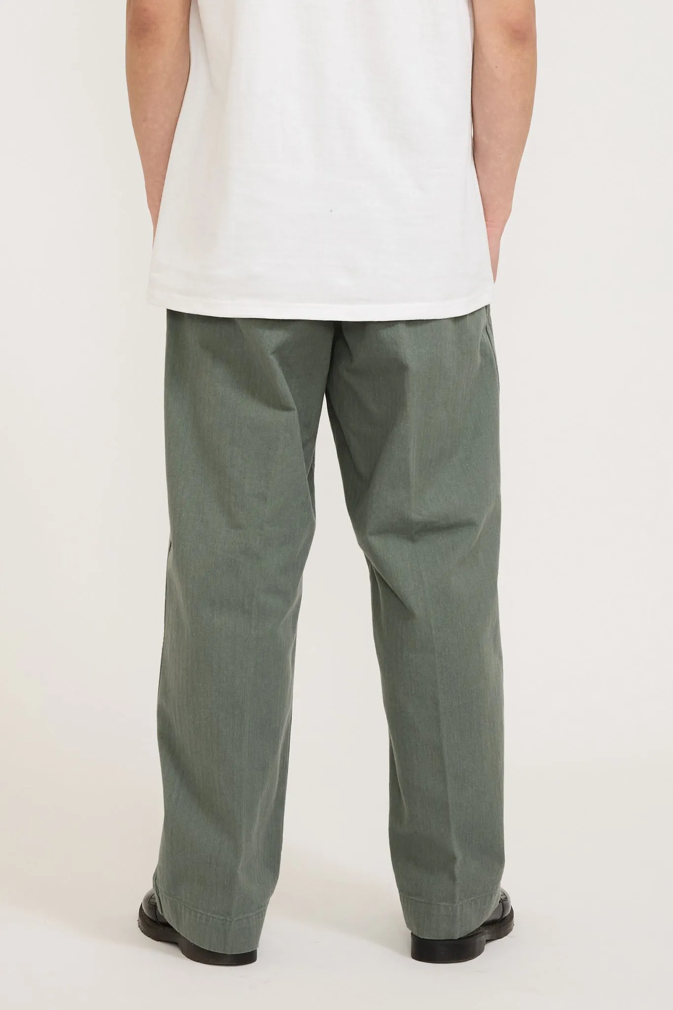 MIL Trousers Herringbone Sage