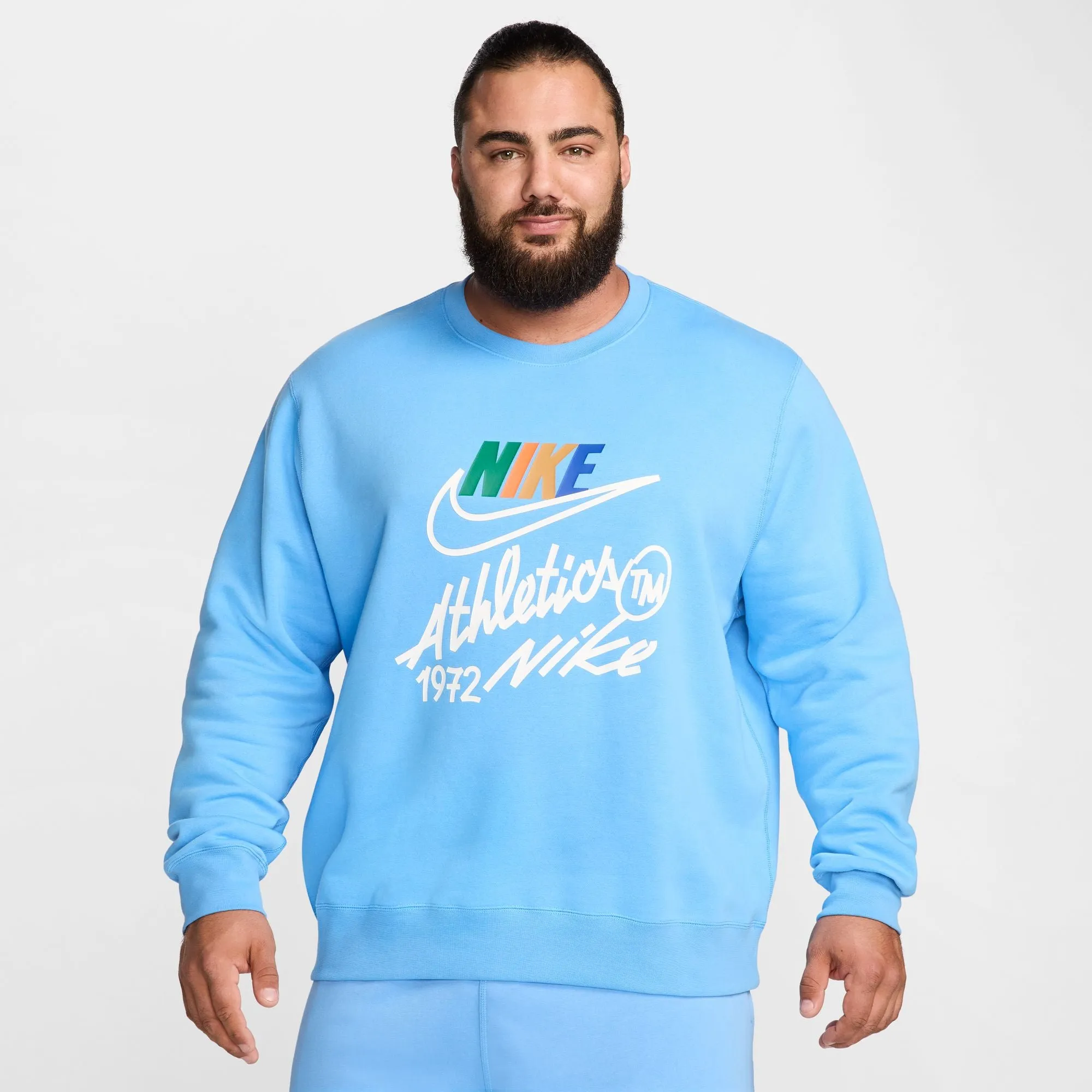 Nike - Men - Club Futura ATH  Hoodie - University Blue