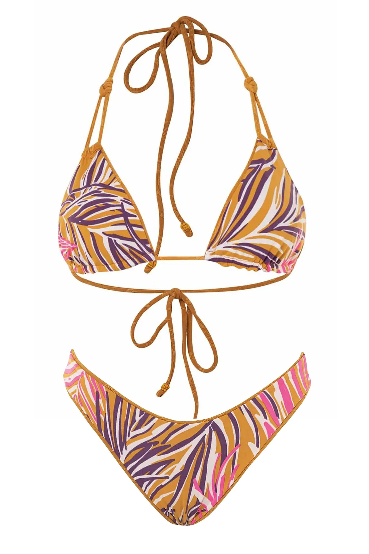 Nyla Reversible Triangle Bikini Top