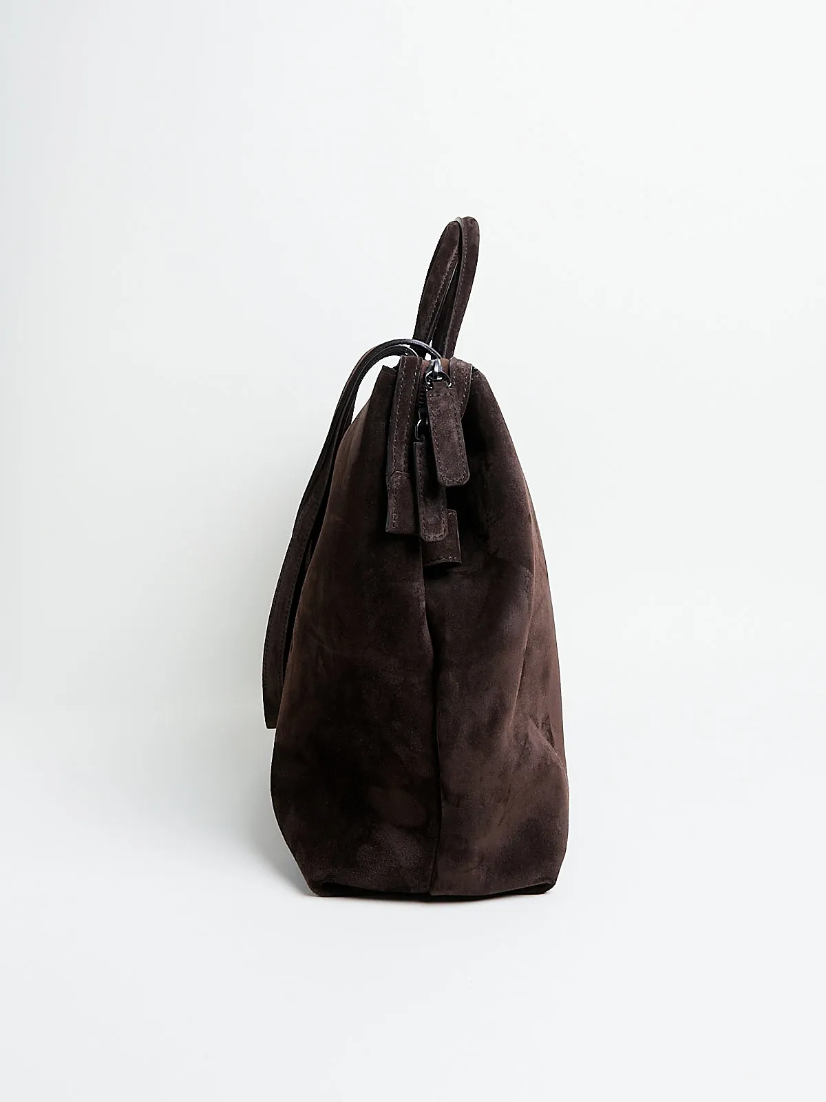 Orizzontale Bag in Dark Brown