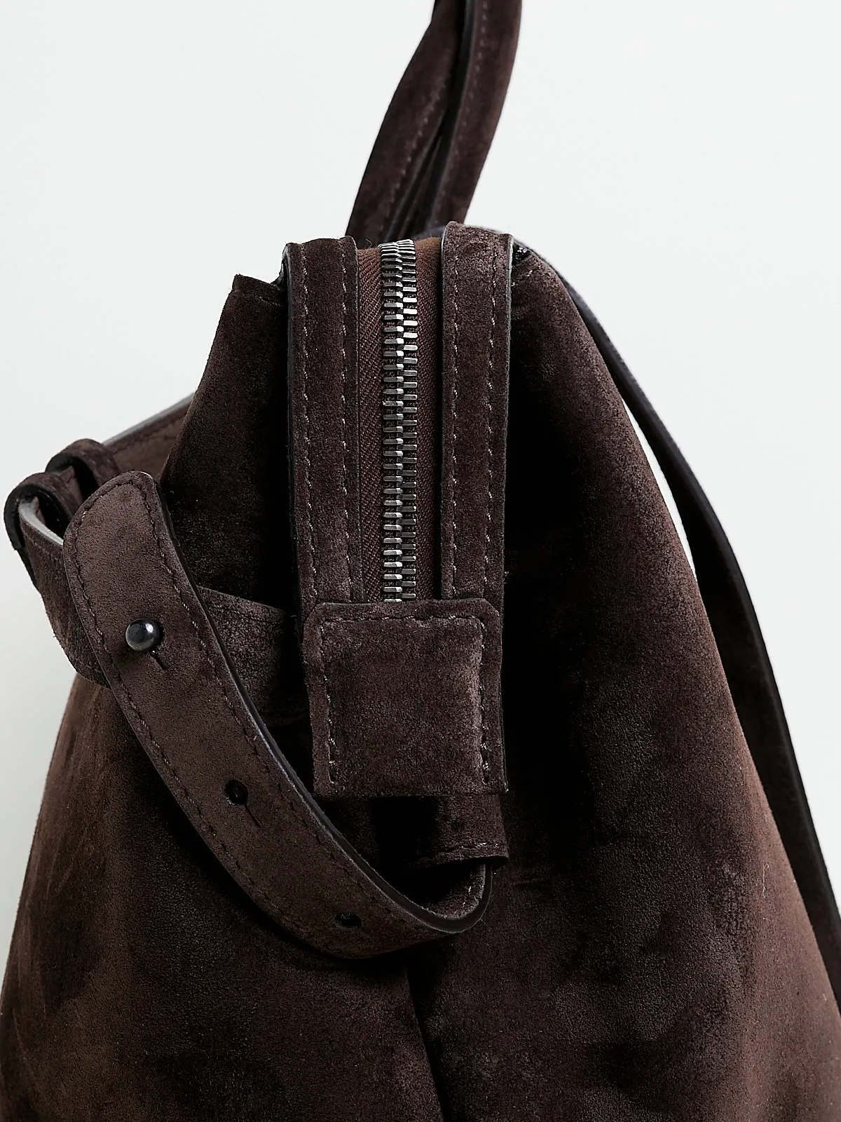 Orizzontale Bag in Dark Brown