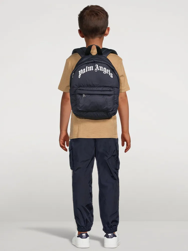 PALM ANGELS Curved Logo Little Backpack