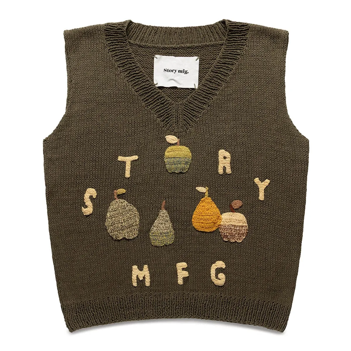 PARTY VEST OLIVE STAIRS | Bodega