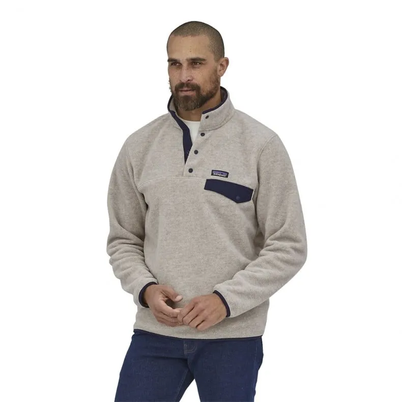 Patagonia Lightweight Synchilla Snap-T Pullover Fleece (Oatmeal Heather)