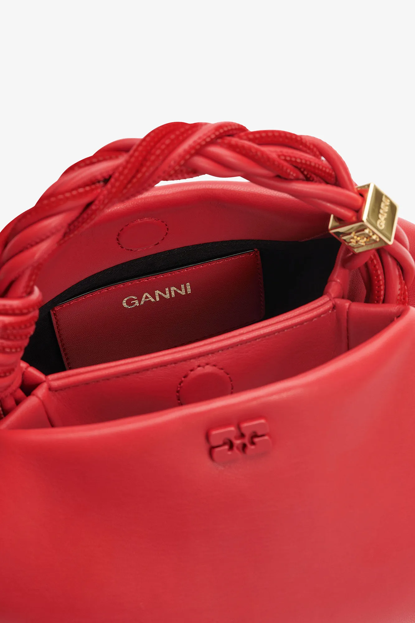 Red Small GANNI Bou Bag