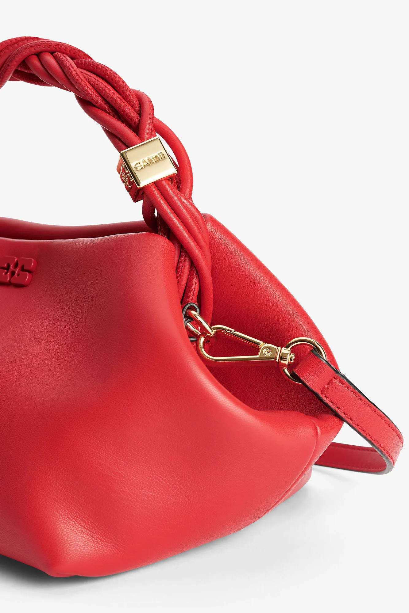 Red Small GANNI Bou Bag